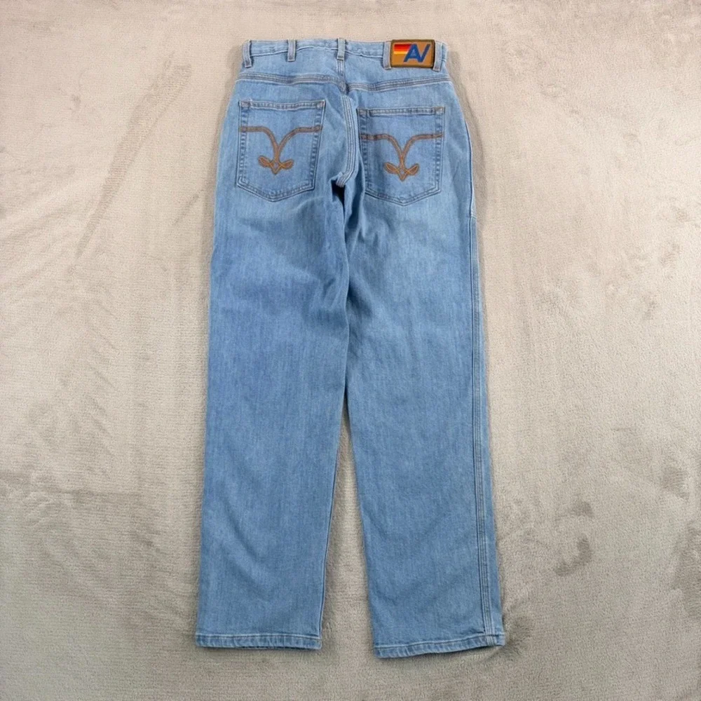 AVIATOR NATION HI RISE JESSICA JEAN in Super Light Women 25 Italian Denim $265